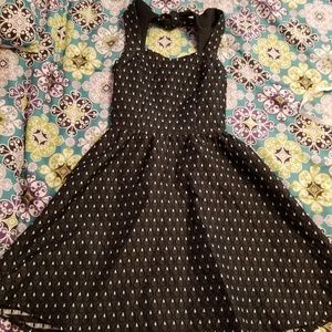 Black and White A-Line Dress